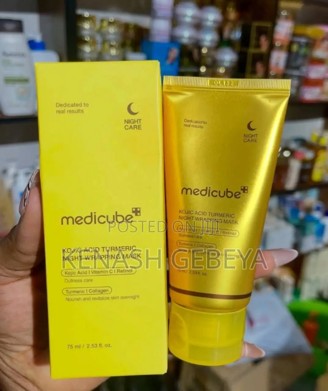 Medicube Kojic Acid Turmeric Night Wrapping Mask