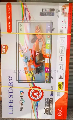 ◆Life Star 65" New 2025 Android 15.0 Smart Tv ◆10year Warranty ◆