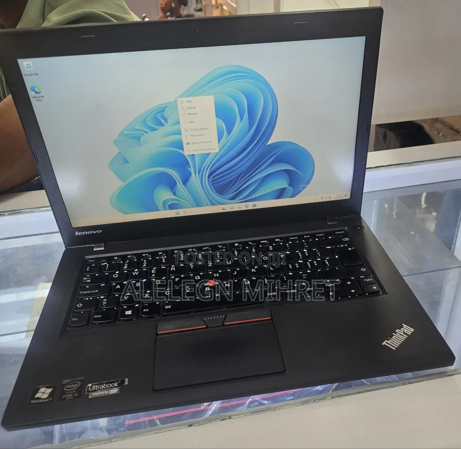 New Laptop Lenovo ThinkPad T450 8GB Intel Core I5 SSD 256GB