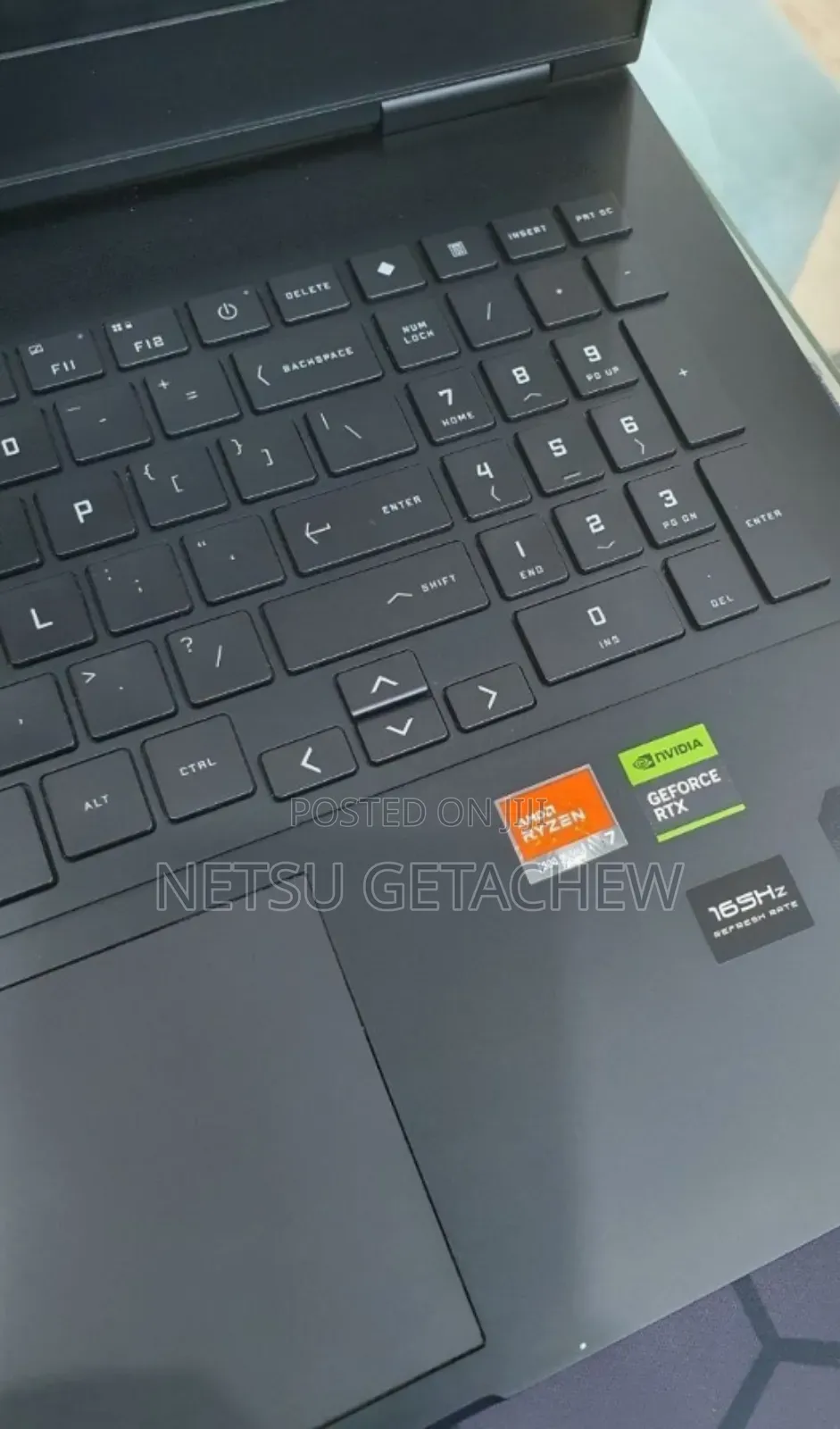 New Laptop HP Omen 16 16GB AMD Ryzen 7 SSD 1T