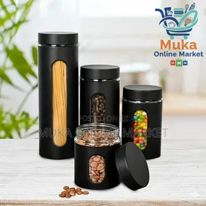 Pasta and Cereals Storage Jar Set
