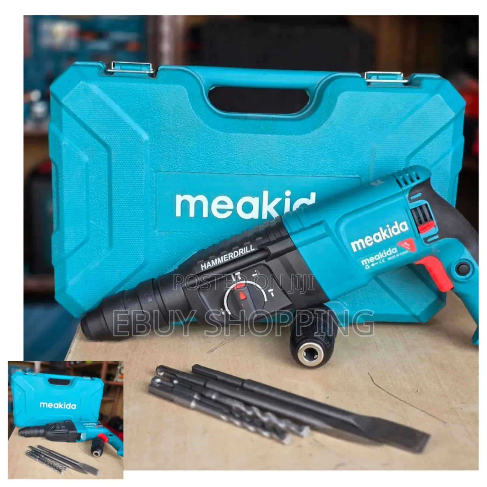 High-Performance Rotary Hammer Drill With Vibration Control