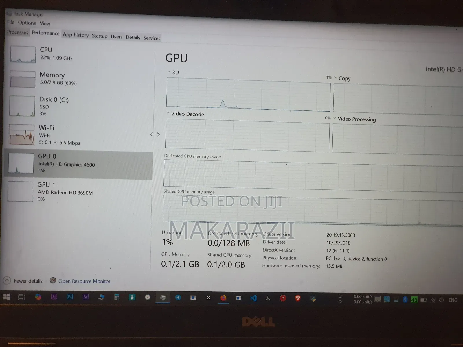 Laptop Dell Latitude E6440 8GB Intel Core I7 SSD 128GB