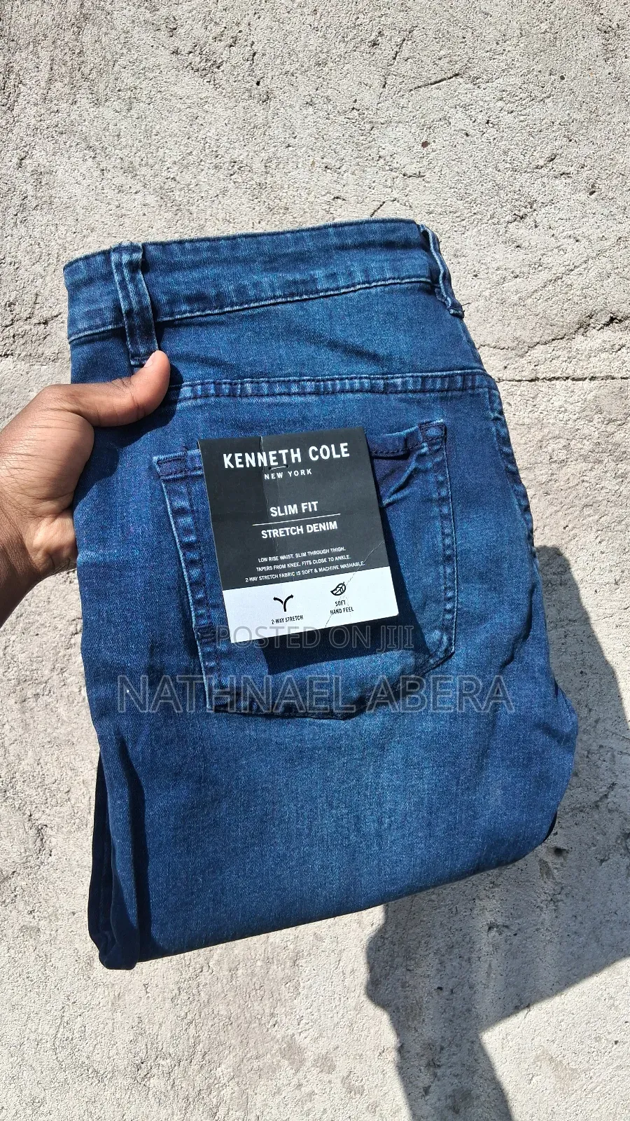 Kenneth Cole Stretch Denim Jeans
