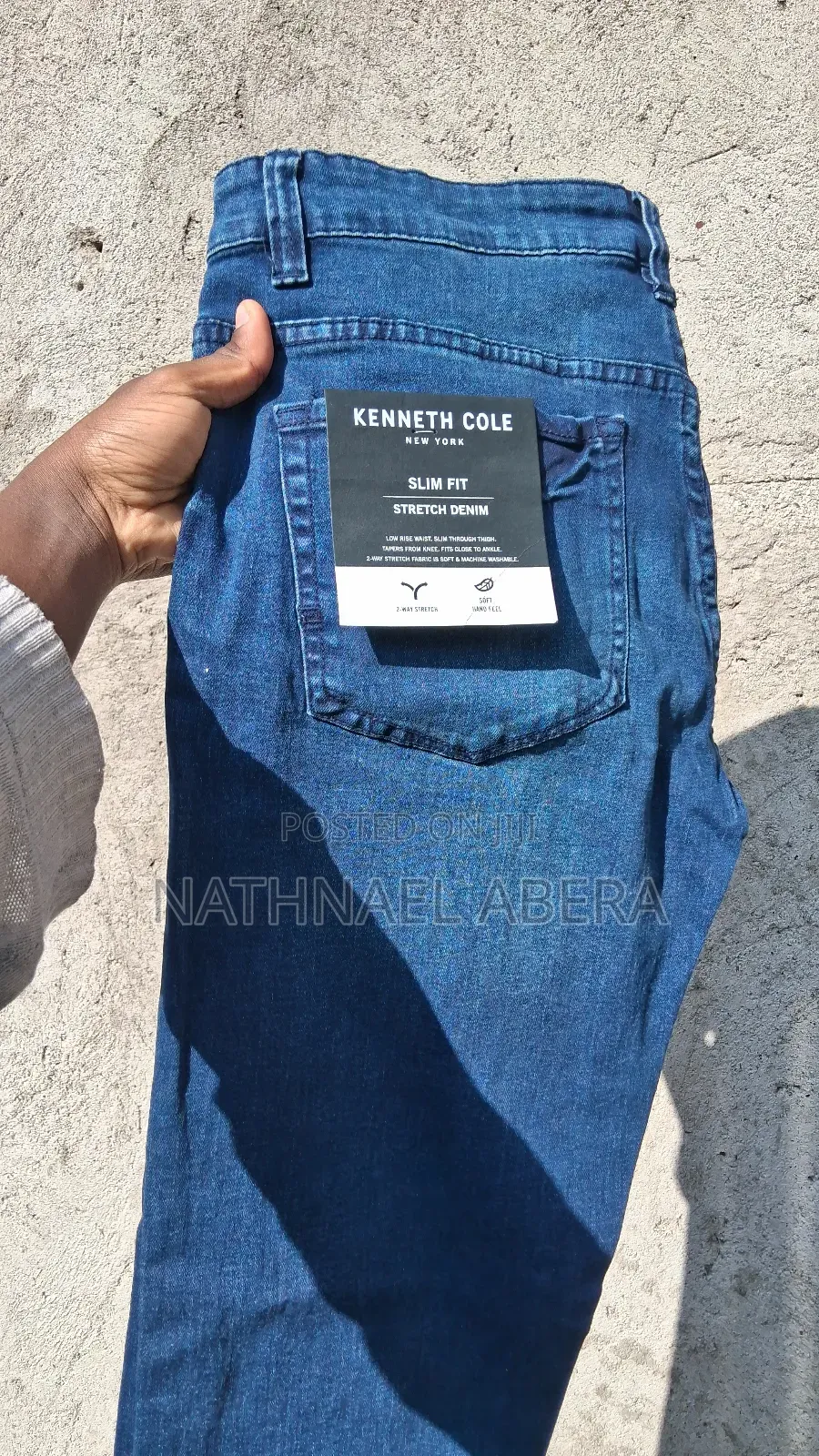 Kenneth Cole Stretch Denim Jeans