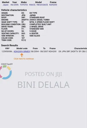 Toyota HiAce 2006 Silver