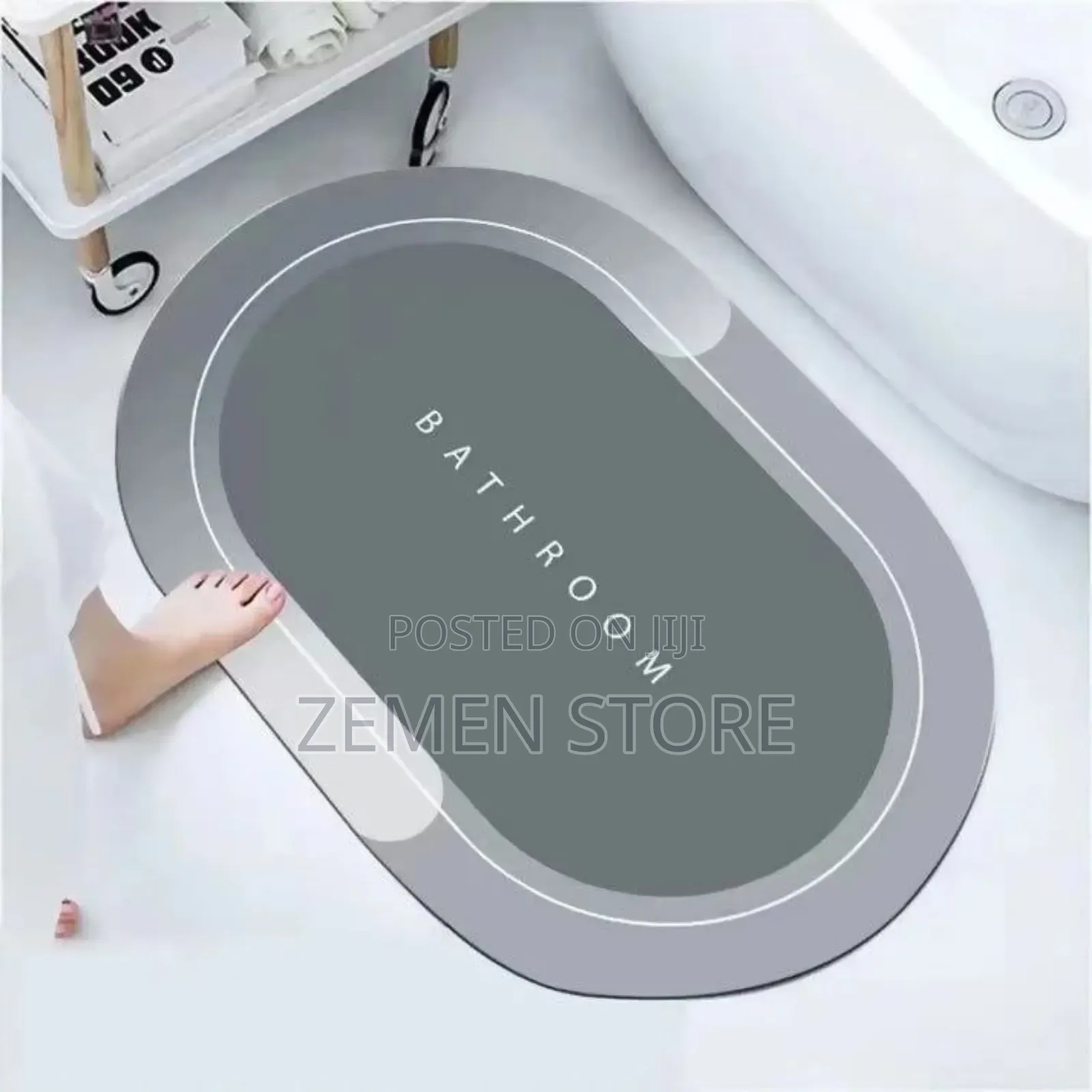 Super Absorbent Bathroom Rugs የበር/የሻወር ቤት ምንጣፍ
