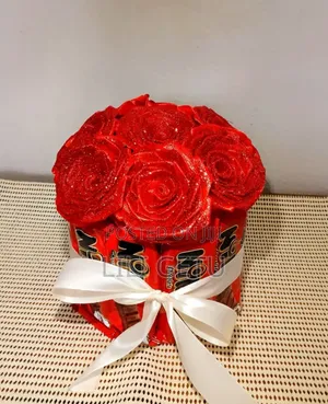 Flower Bouquet With Chocolates