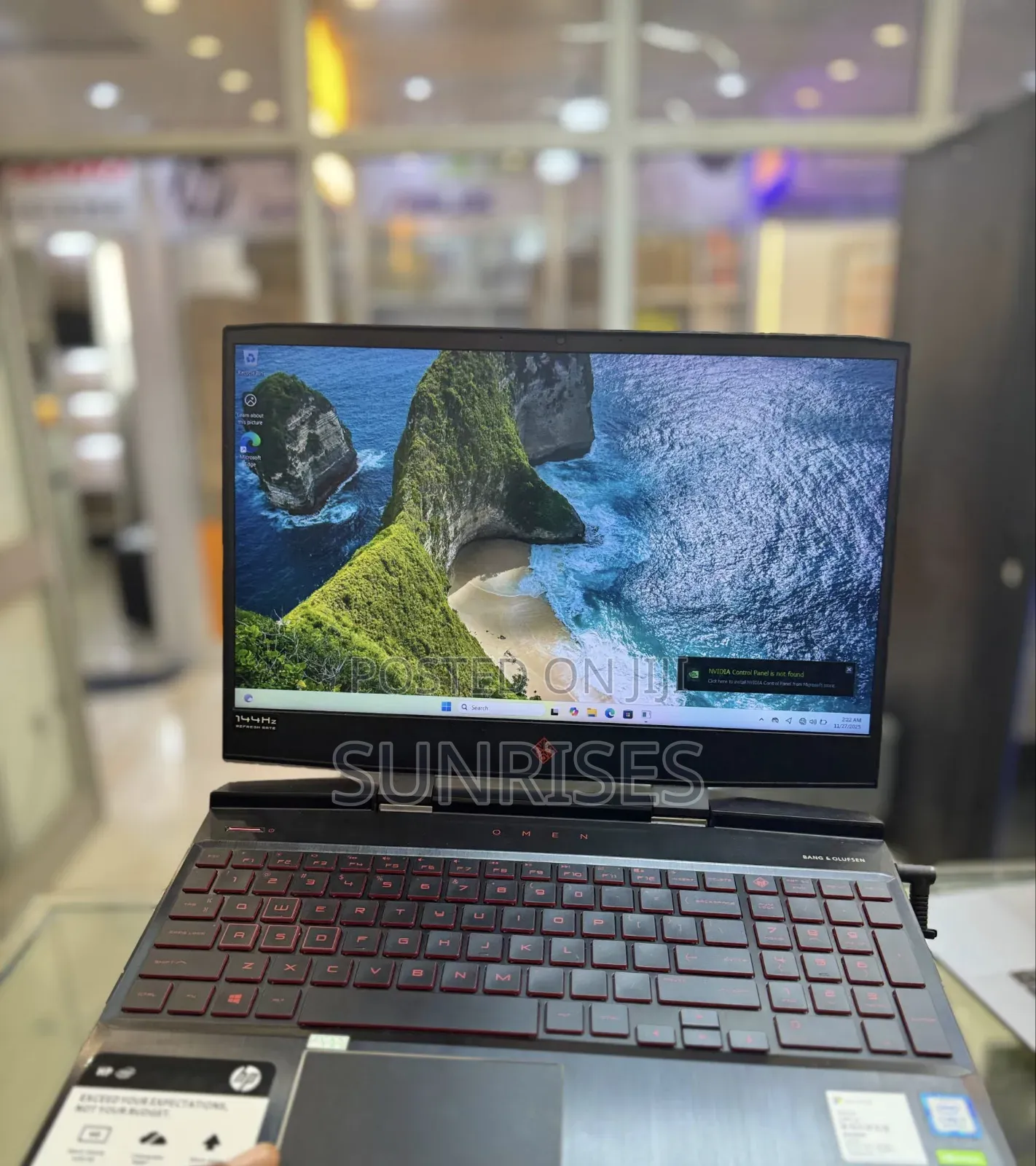 New Laptop HP Omen X 16GB Intel Core I7 SSD 512GB