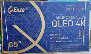 Enzo 65” Smart Android Uhd Tv – Stunning Visuals Smart