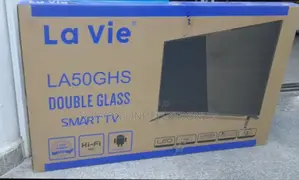 La Vie 50" Double Glass Smart 4ktv New2025 Model 10year Warranty