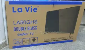 La Vie 50" Double Glass Smart 4ktv New2025 Model 10year Warranty