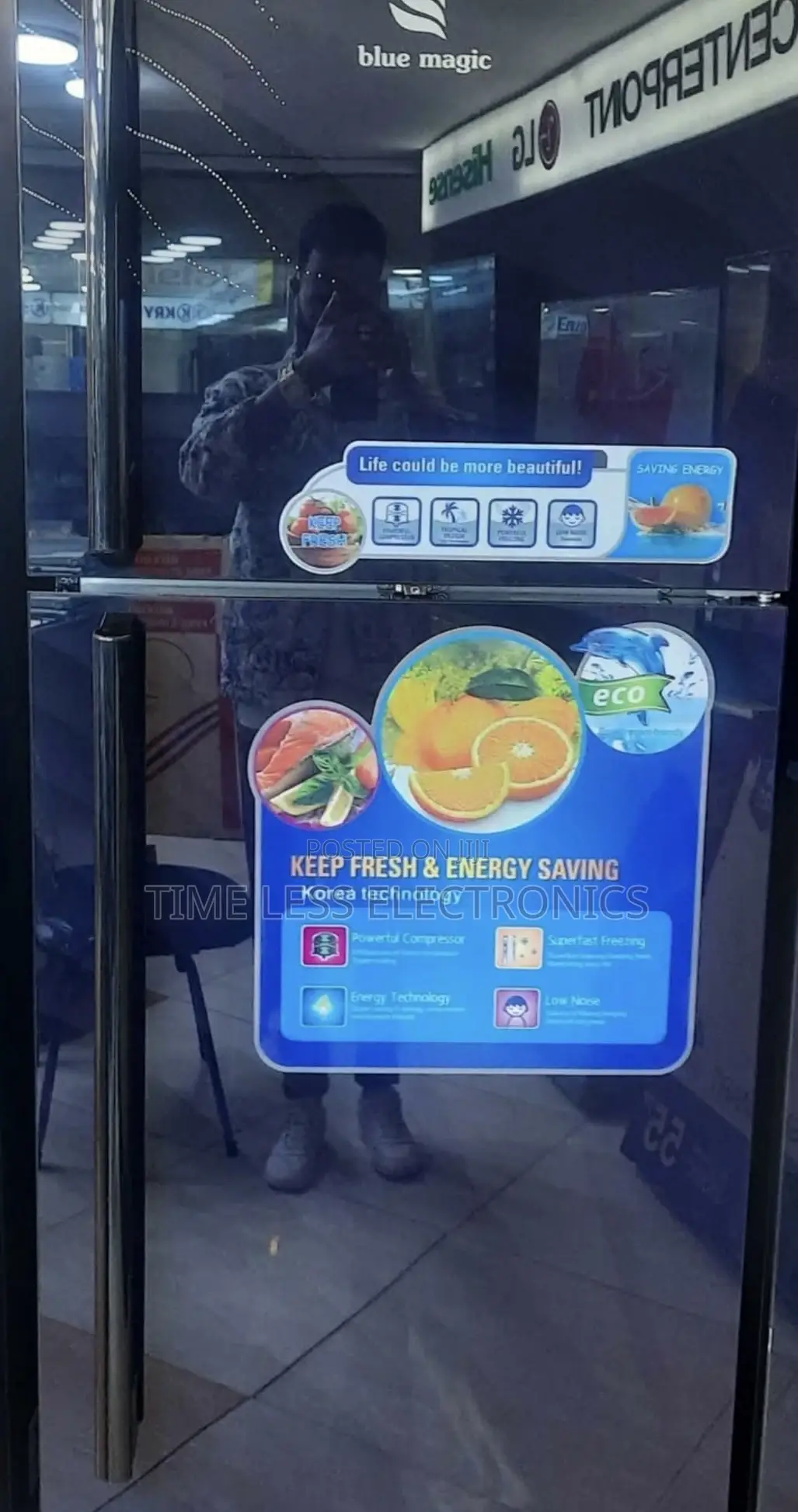 Blue Magic 280l Refrigerator – Spacious Reliable Cooling!