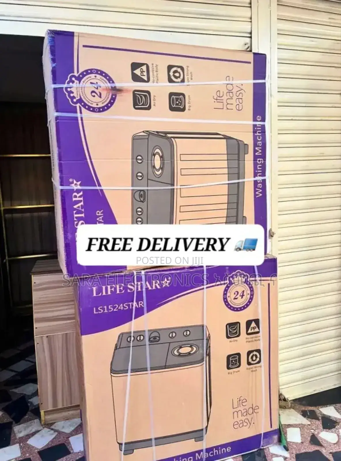 Life Star 15kg New Orignal Washing Machine ♧Free Delivery ♧