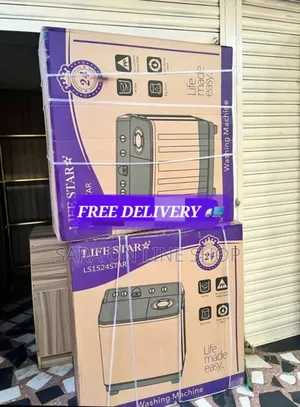 Life Star 15kg New Orignal Washing Machine ♧Free Delivery ♧