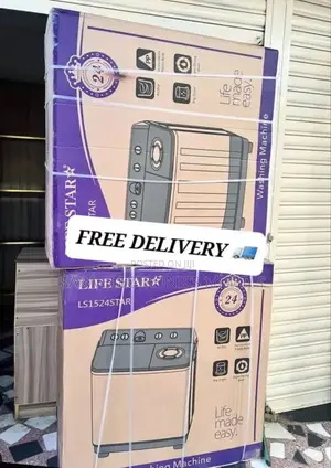 Life Star 15kg New Orignal Washing Machine ♧Free Delivery ♧