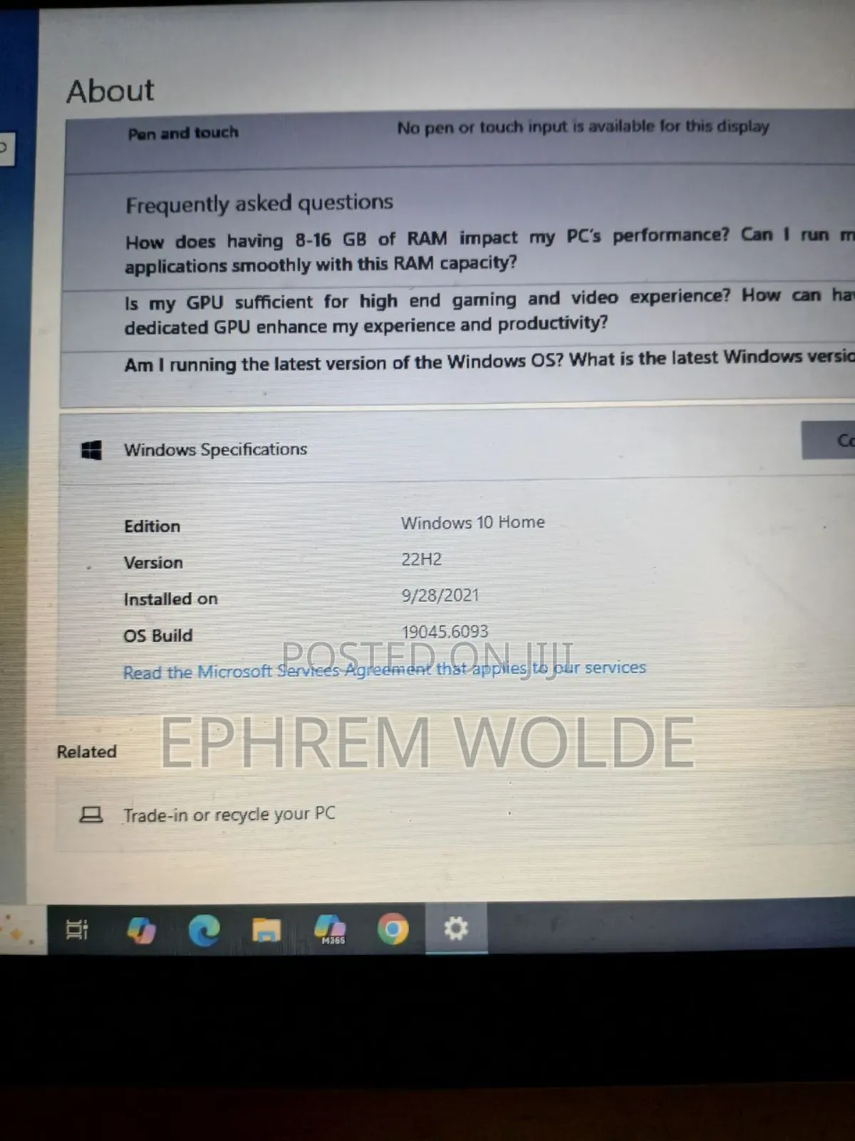 Laptop Lenovo 8GB Intel Core I7 HDD 1.5T