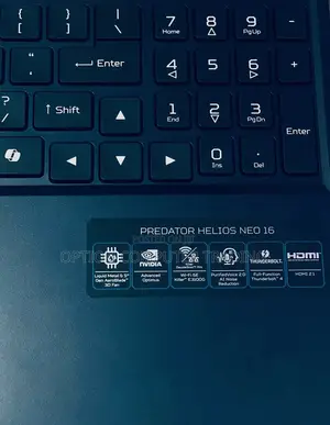 New Laptop Acer Predator Helios Neo 16 16GB Intel Core I9 SSD 1T