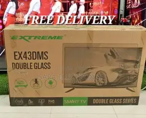 🌟Extreme 43" Double Glass Smart Android Tv ☆New Model 👌Free Delivery