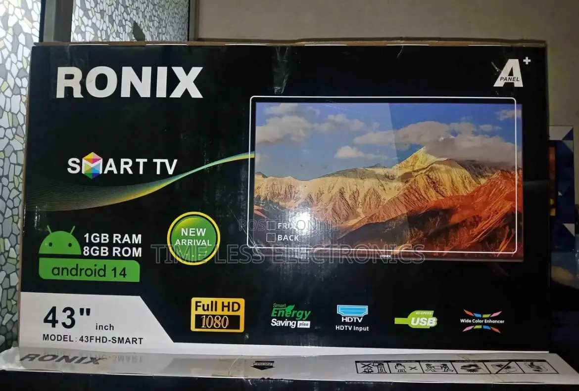 Ronix 43” Smart Tv – Stunning Display Smart Features!