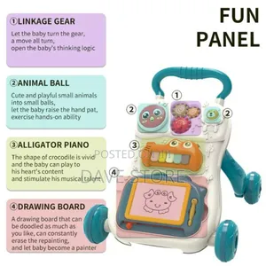 Baby Push Walker – Fun Panel + Walking Support