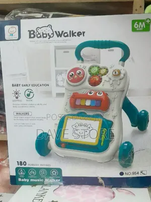 Baby Push Walker – Fun Panel + Walking Support