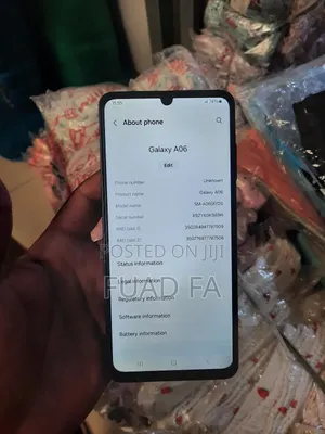New Samsung Galaxy A06 64 GB Black
