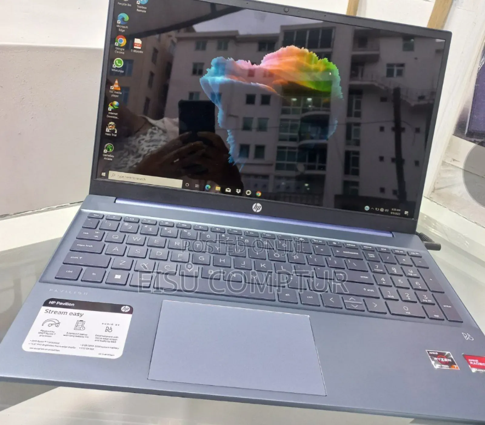 New Laptop HP Pavilion 15 8GB AMD Ryzen 7 SSD 512GB