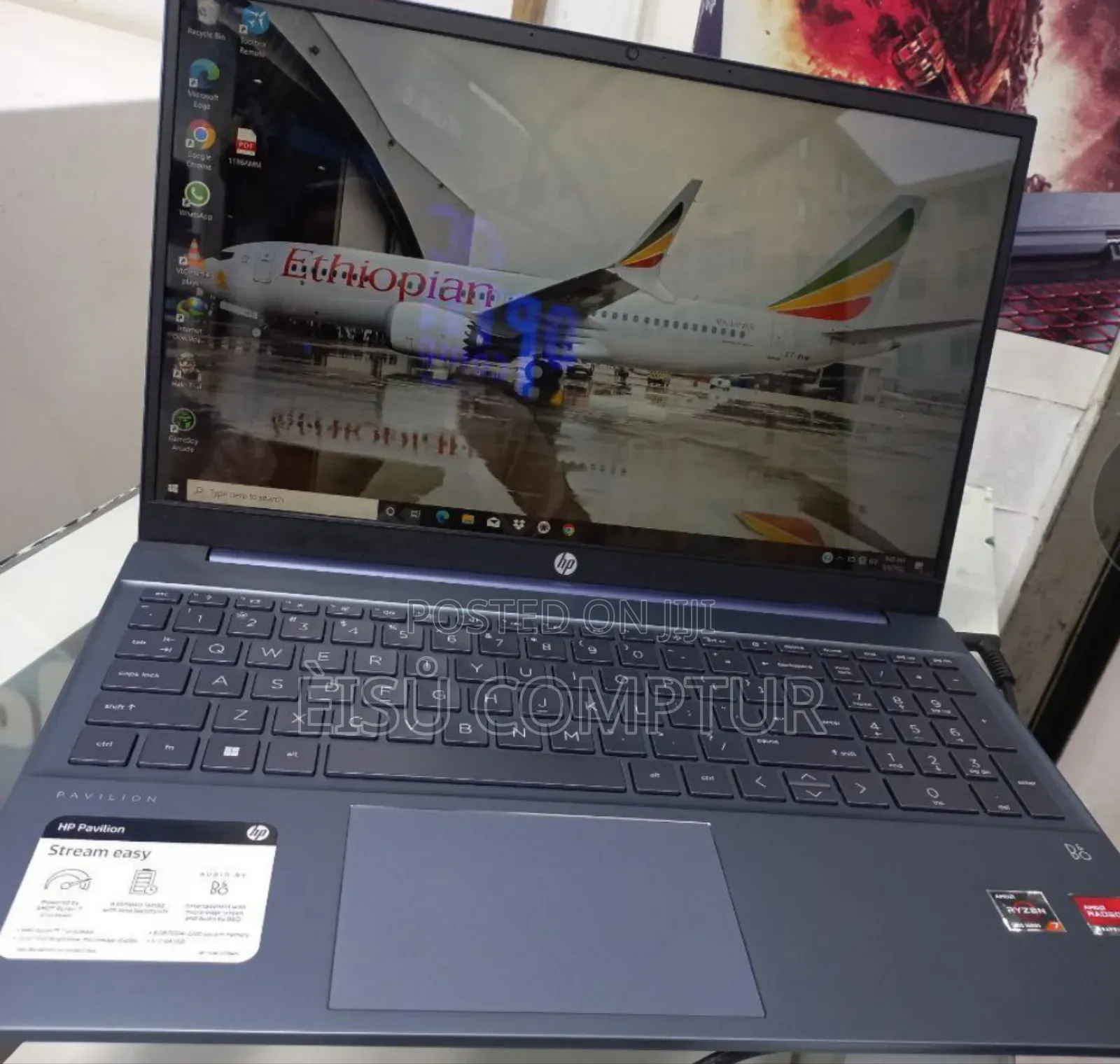 New Laptop HP Pavilion 15 8GB AMD Ryzen 7 SSD 512GB