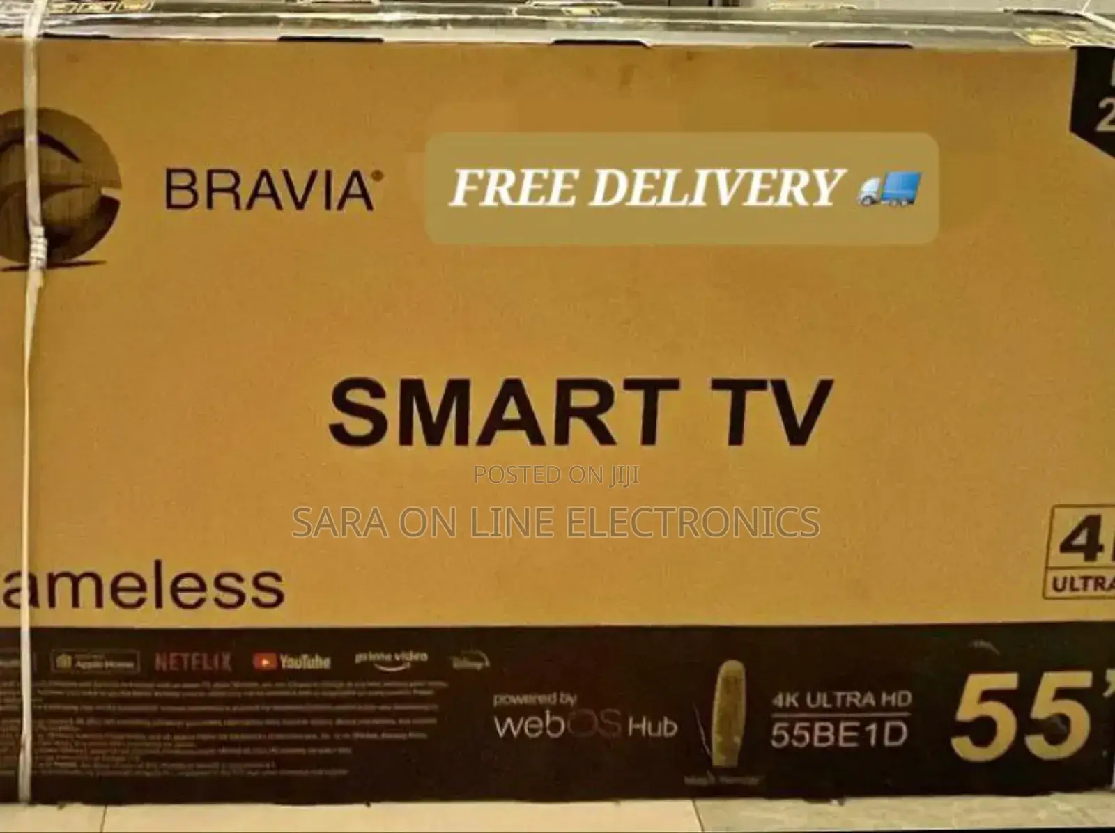 ♦️♤Bravia 55" Webos Hub Ultra Tv ♦️♤New 2025 Model ♦️♤Free Delivery