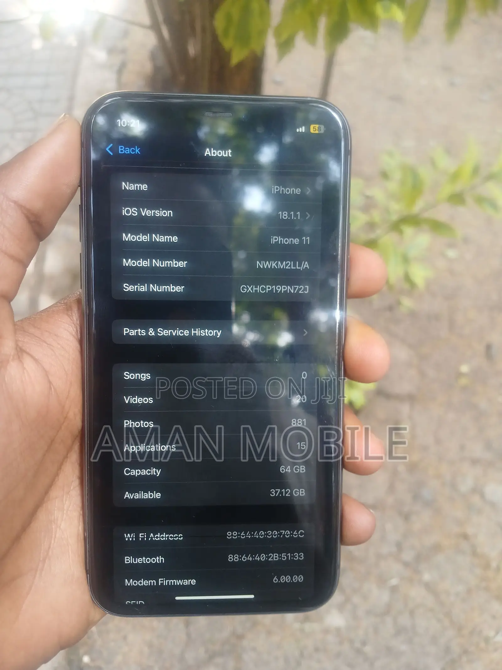 Apple iPhone 11 64 GB Black