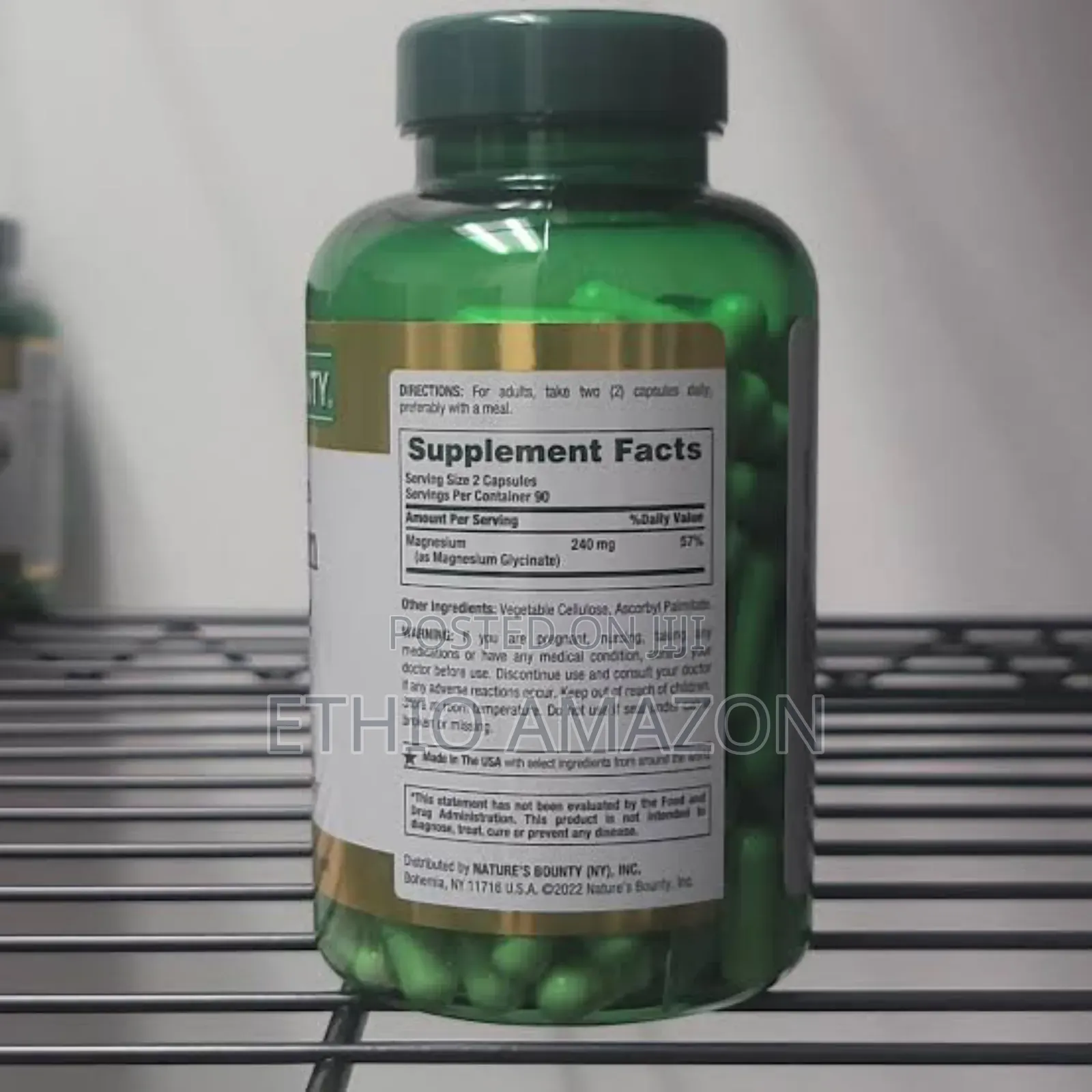 Magnesium 240mg Nature Bounty