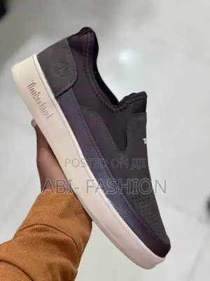 Timberland Slip-on Dark Brown Material