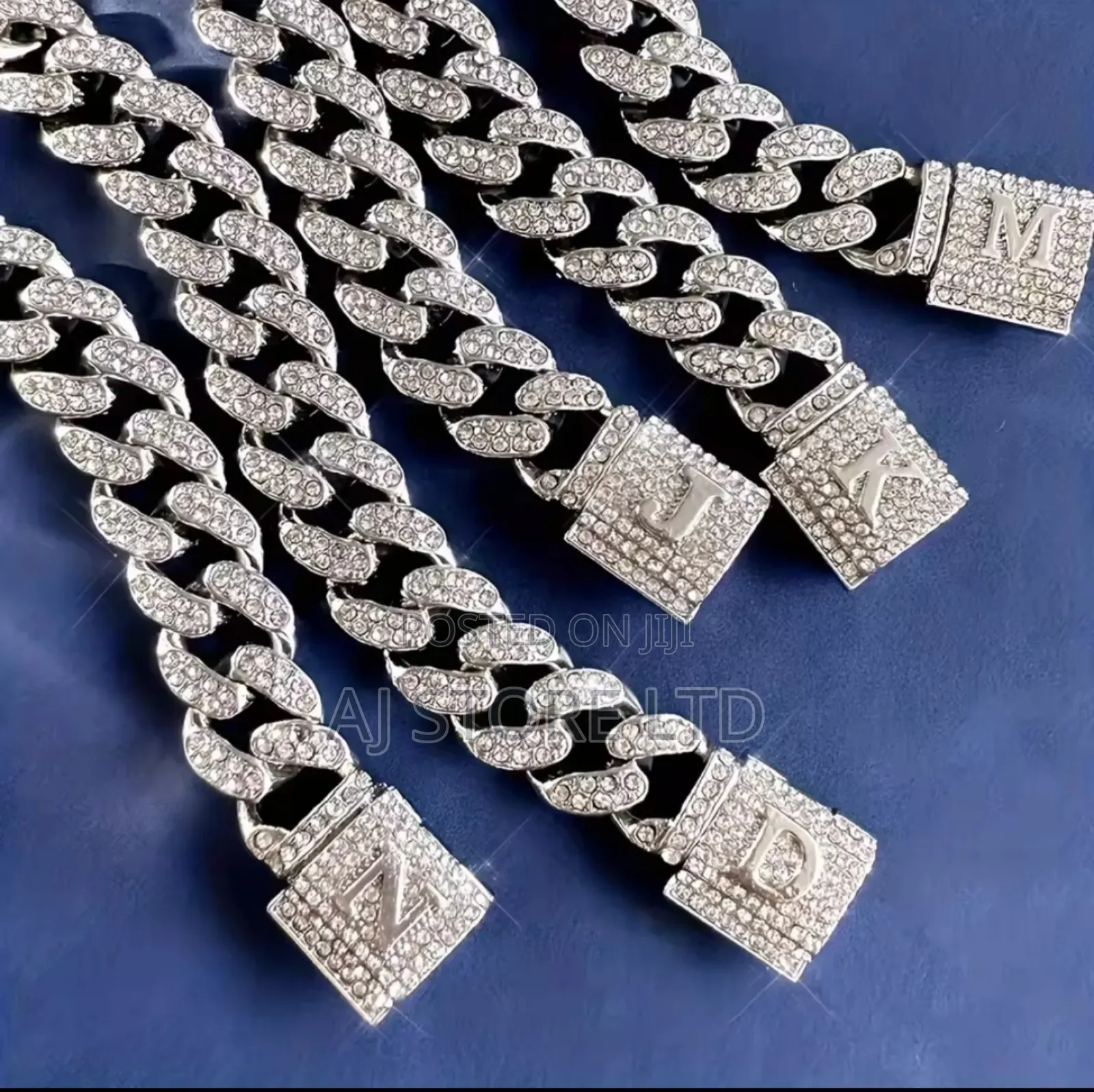 Iced Bracelet With Letters