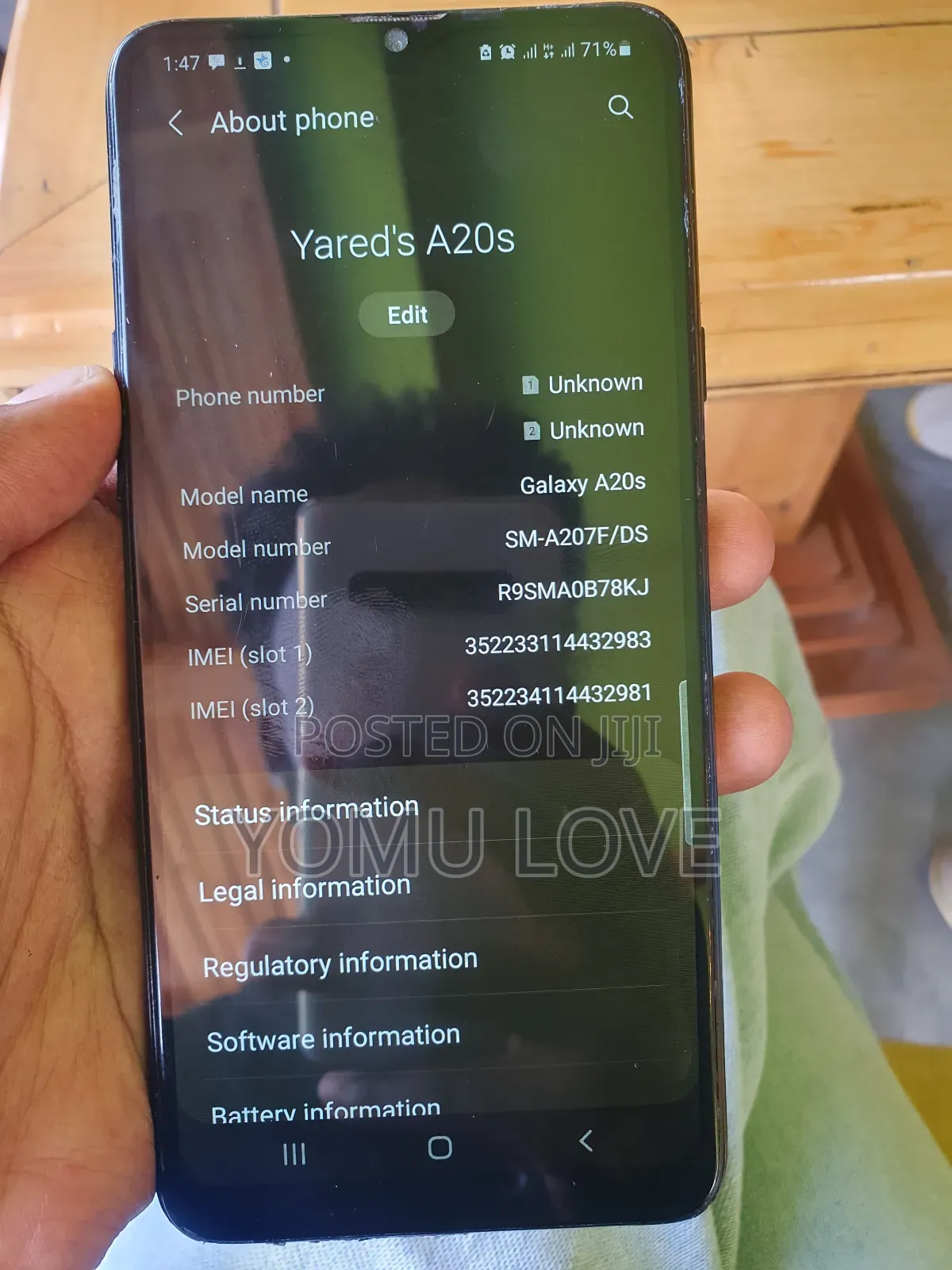 Samsung Galaxy A20s 32 GB Green