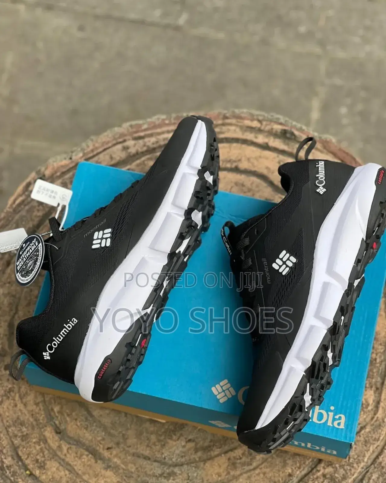 Columbia Montrail Fashion Sneaker Black White
