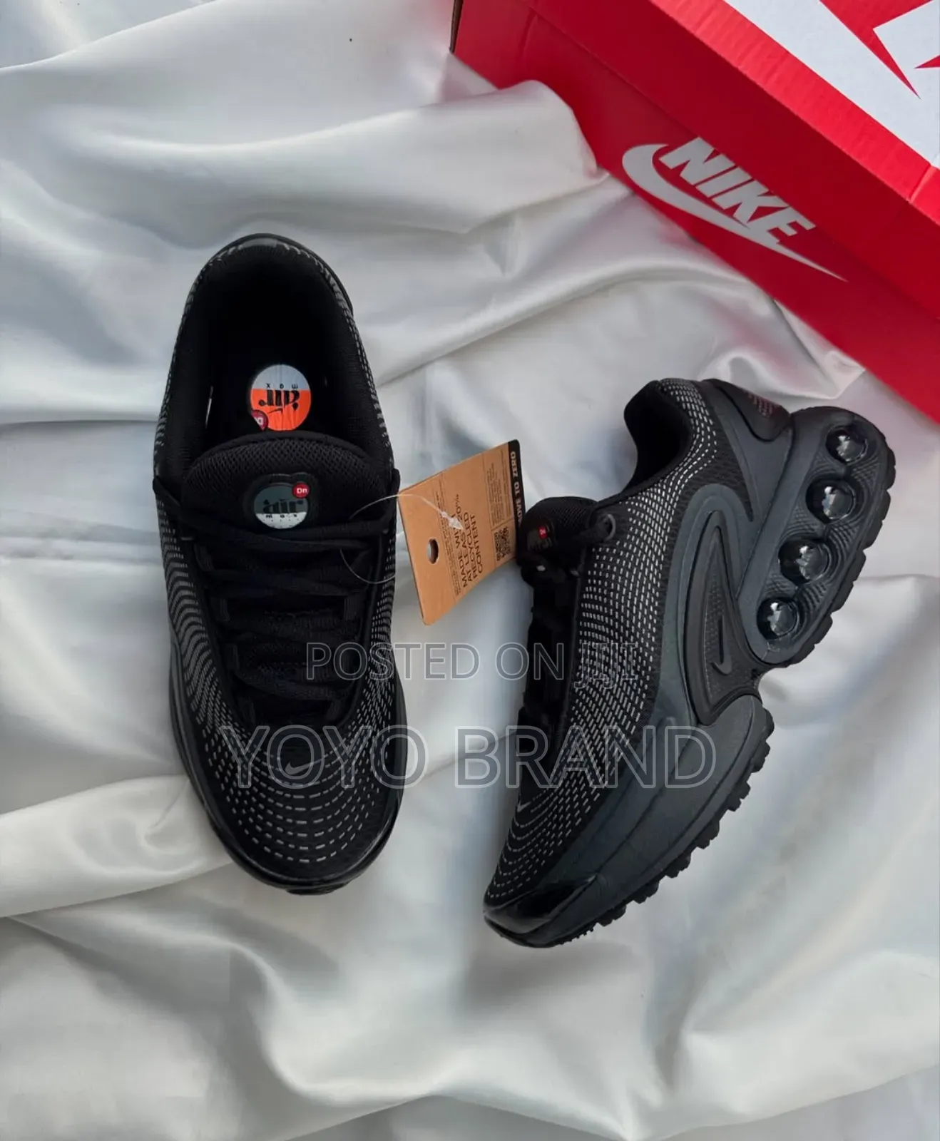 Nike Air Mx Dn Black Fashion Shoes