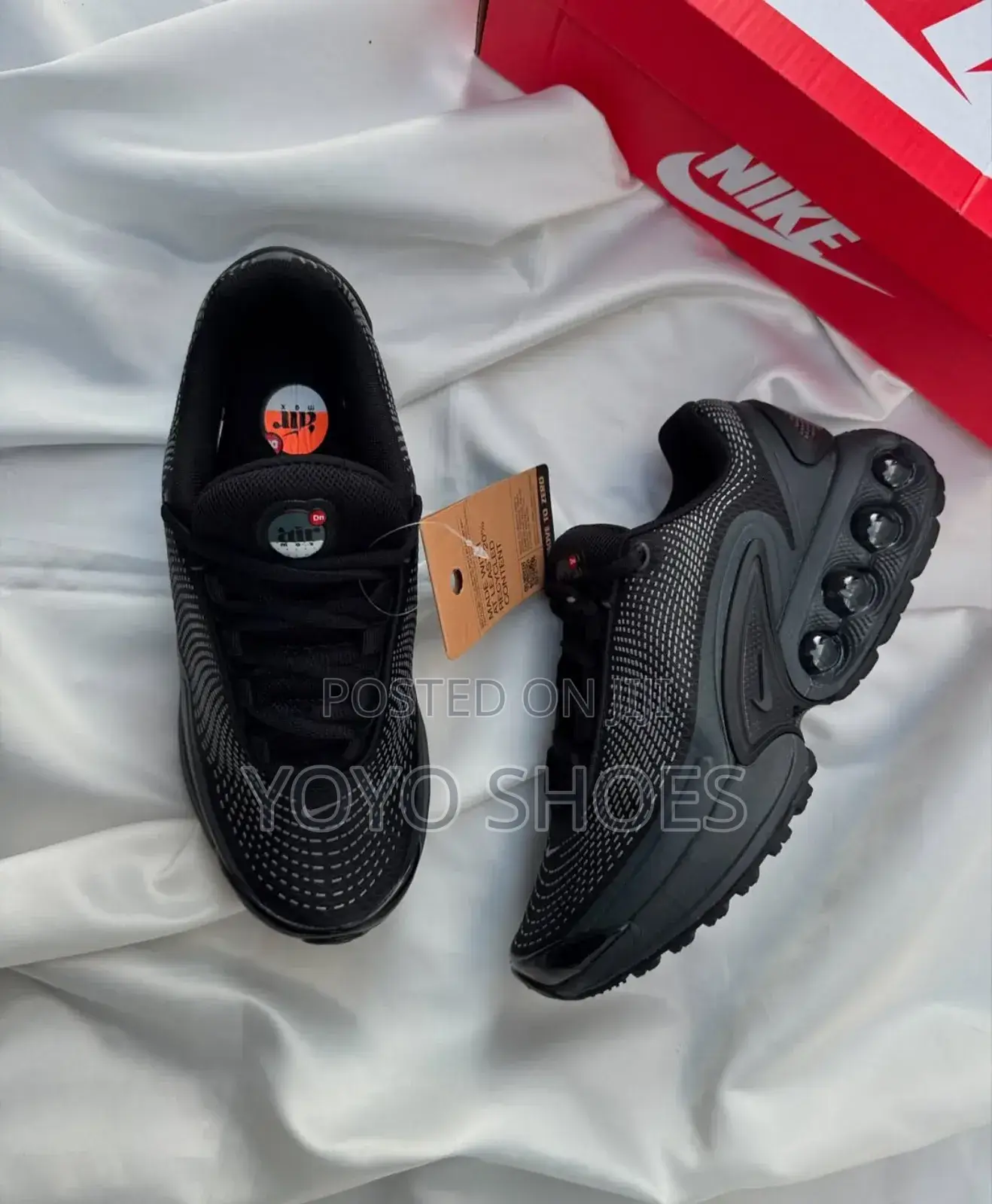 Nike Air Mx Dn Black Fashion Shoes