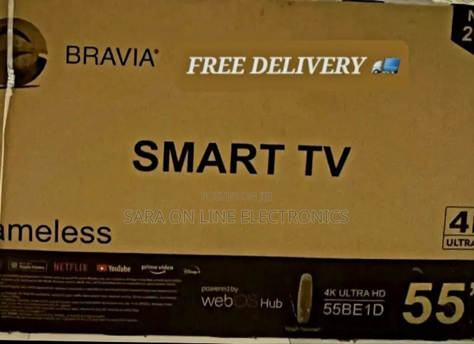 ♦️♤Bravia 55" Webos Hub Ultra Tv ♦️♤New 2025 Model ♦️♤Free Delivery