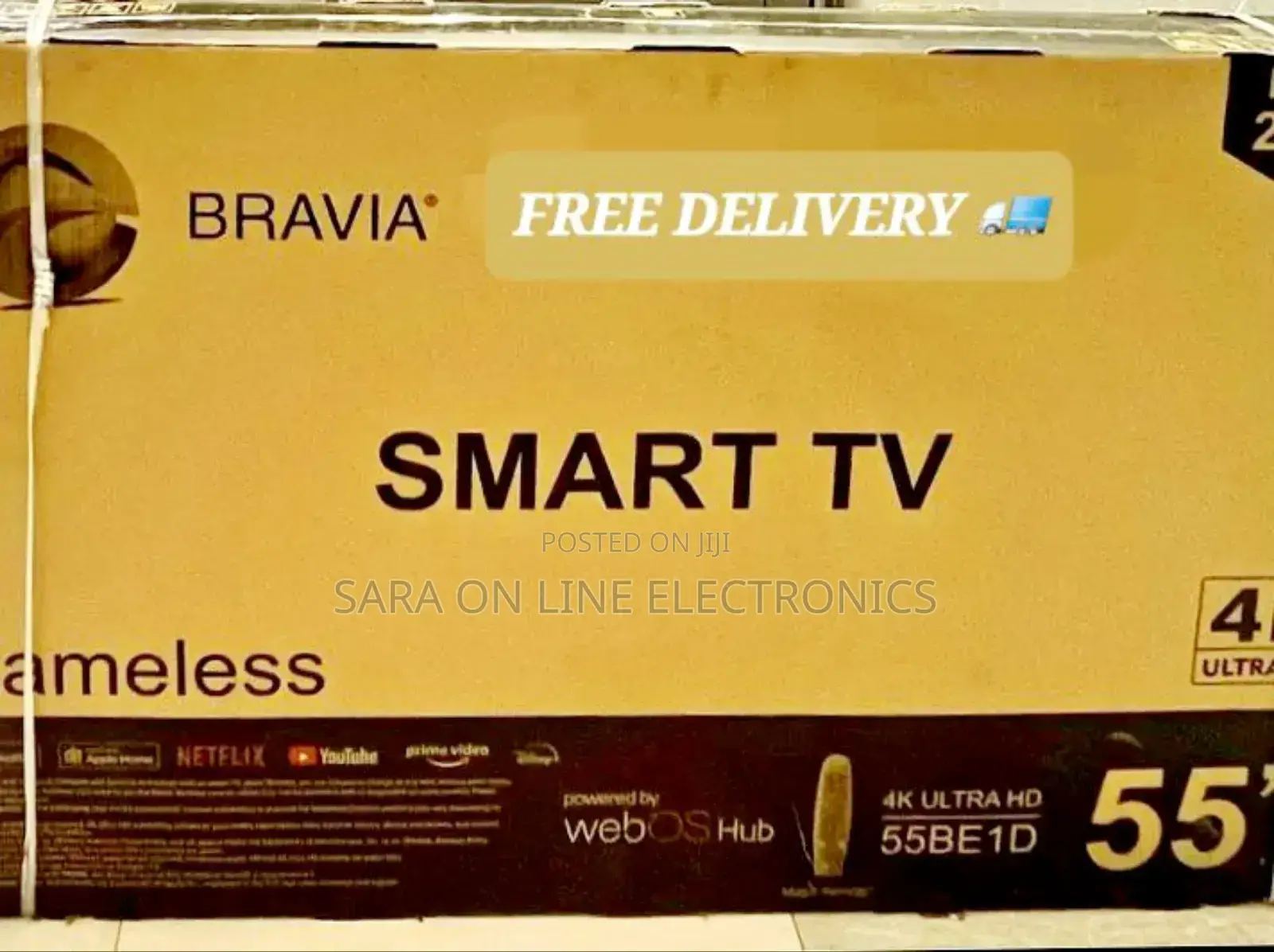 ♦️♤Bravia 55" Webos Hub Ultra Tv ♦️♤New 2025 Model ♦️♤Free Delivery