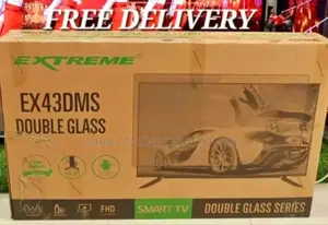 🌟Extreme 43" Double Glass Smart Android Tv ☆New Model 👌Free Delivery
