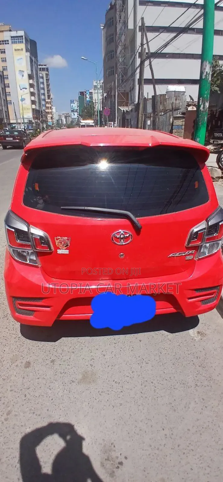 Toyota Agya 2020 Red