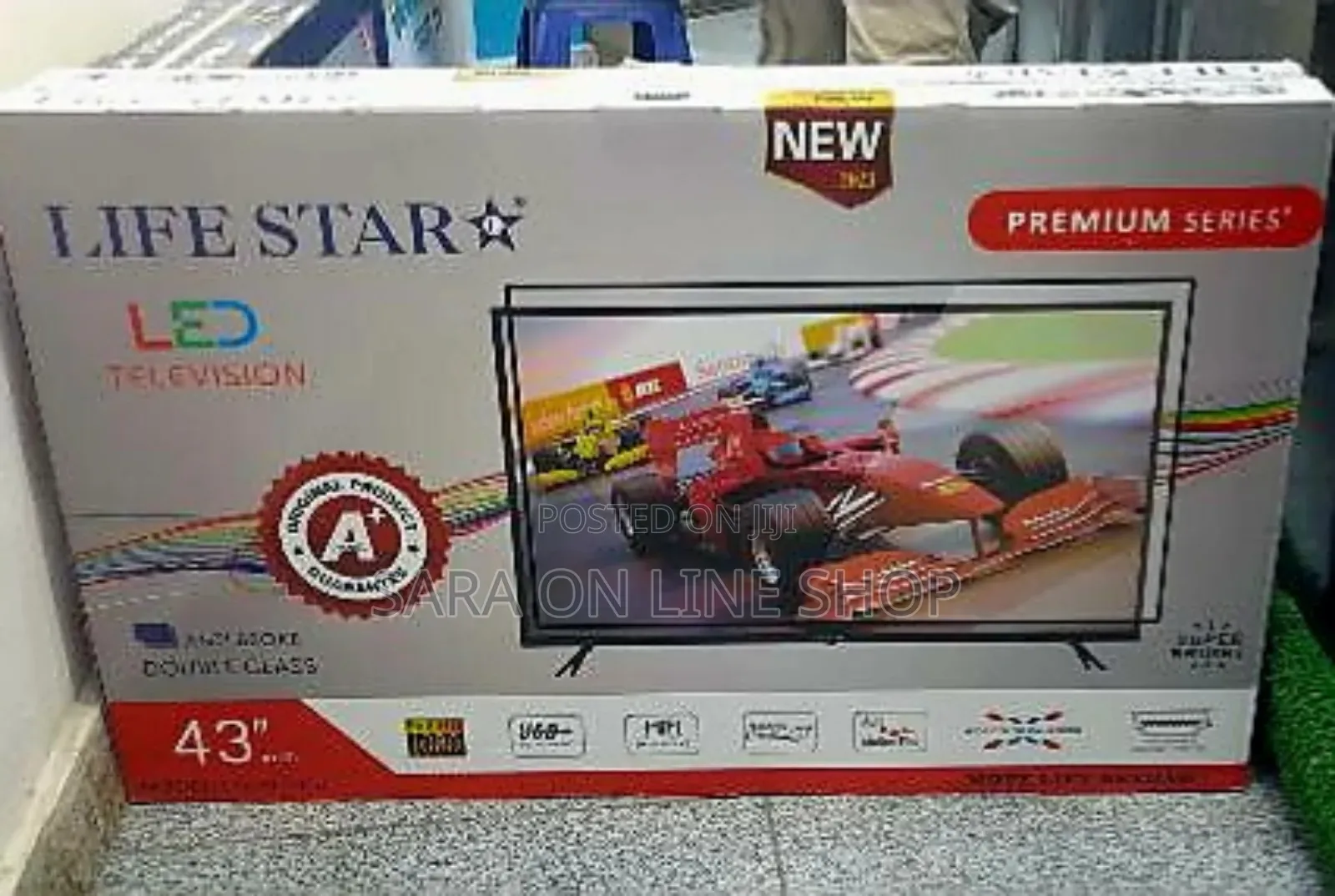 Life Star 43" Smart Android Tv Free Delivery New 2025 Model