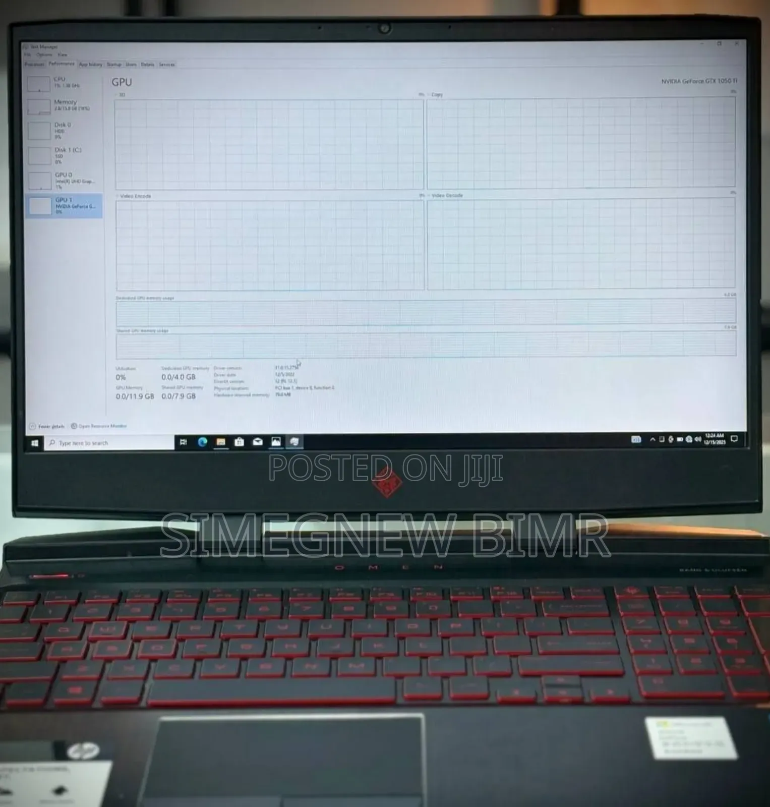 New Laptop HP Omen X 16GB Intel Core i5 HDD+SSD 128GB