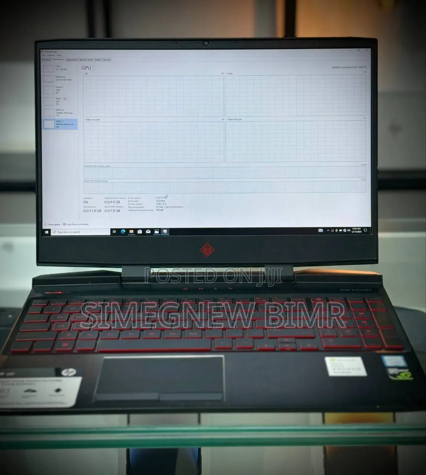 New Laptop HP Omen X 16GB Intel Core i5 HDD+SSD 128GB