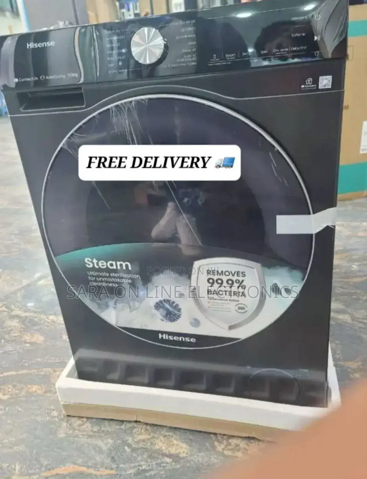 Hisense 12/8kg Auto-Matice Orignal Washing Machine  Free Delivery