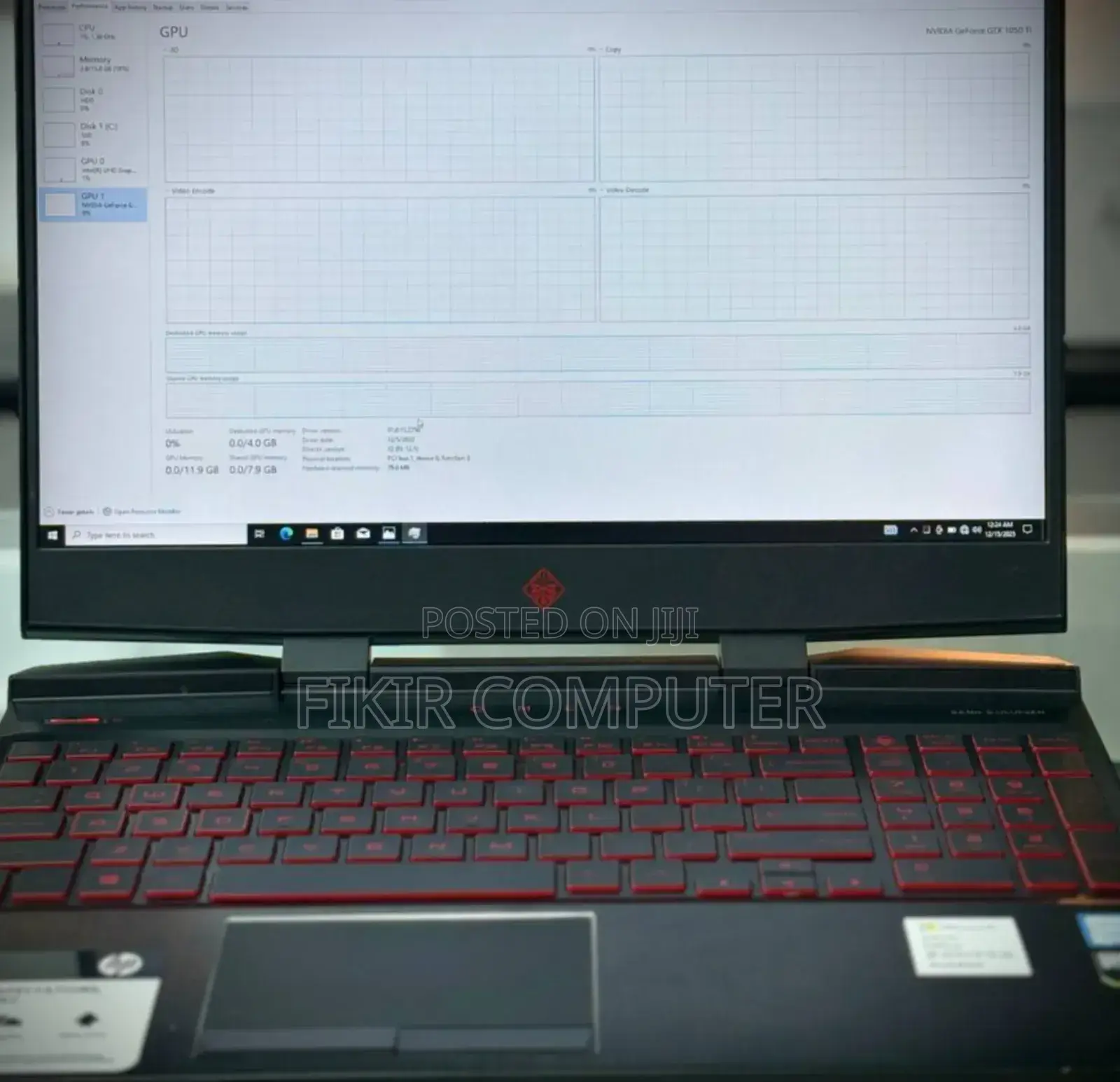 New Laptop HP Omen X 12GB Intel Core I5 HDD+SSD 1T