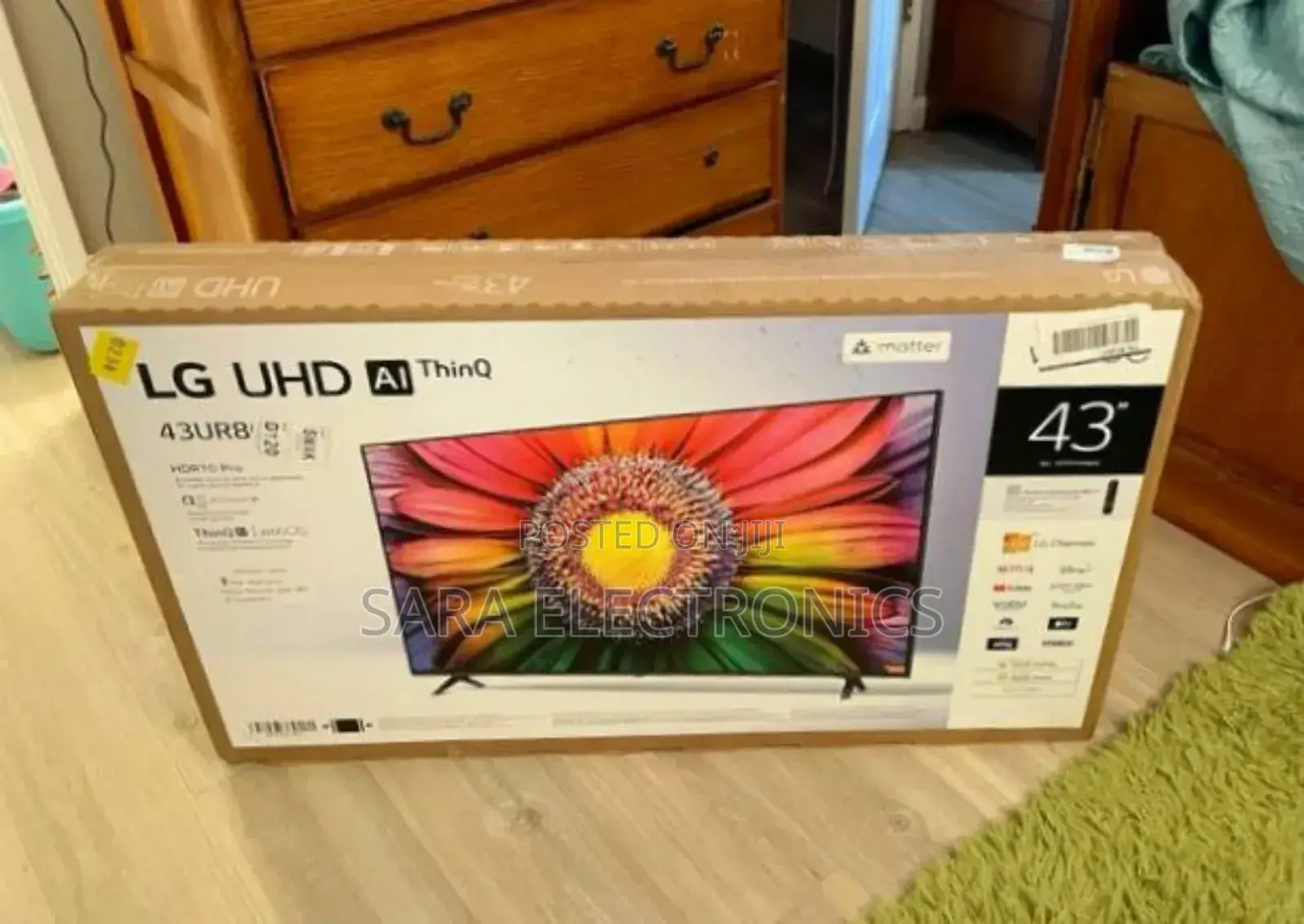 Lg 43" Uhd Smart Android Tv  New Model Free Delivery