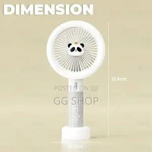 Rechargeable Desktop Fan Light