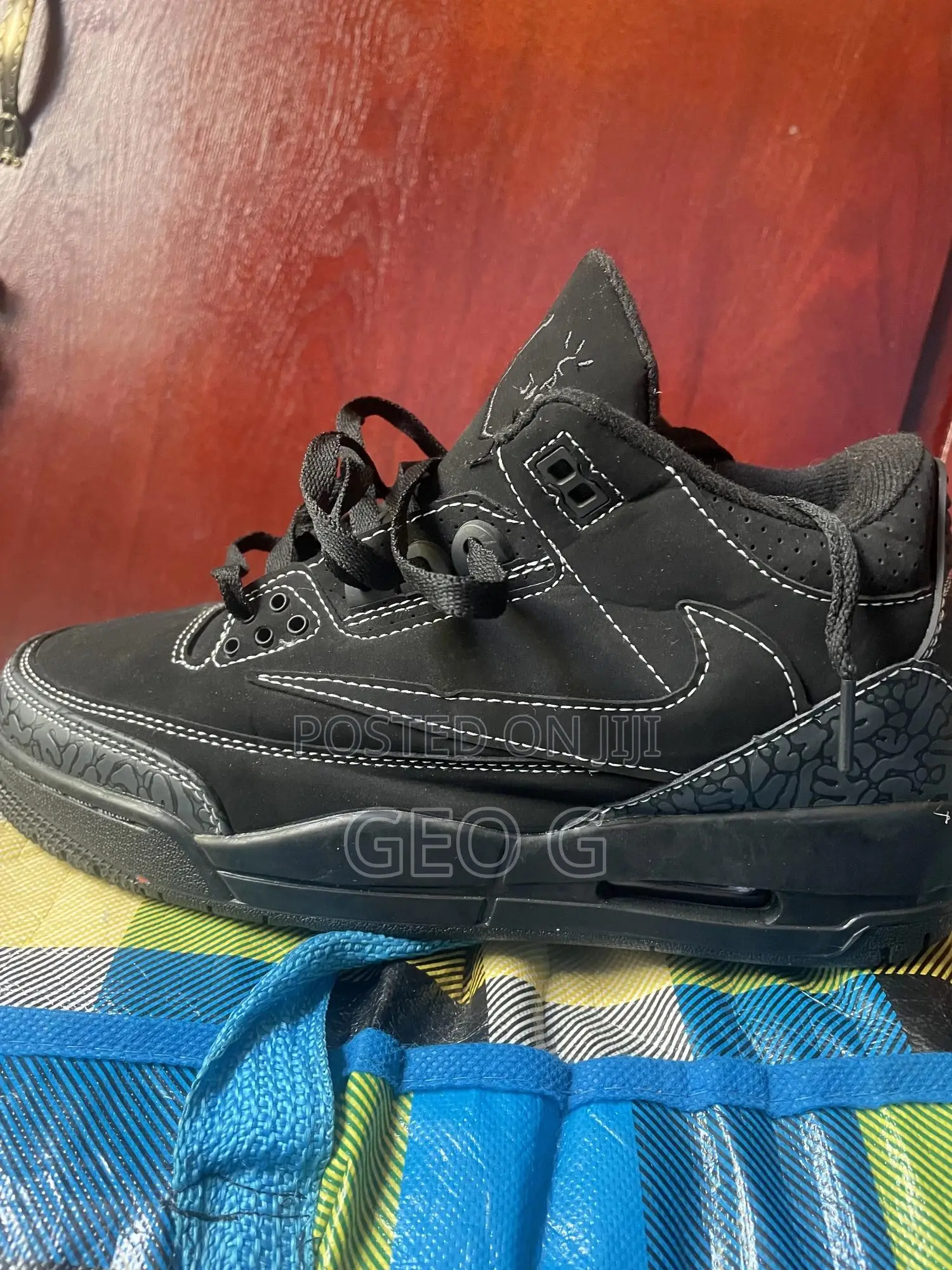 Jordan 3 Travis Scott Black